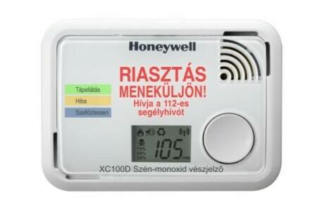 Honeywell szénmonoxid érzékelő karbantartásmentes működéssel